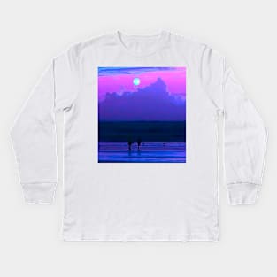 Vapor Beach Neptune Kids Long Sleeve T-Shirt